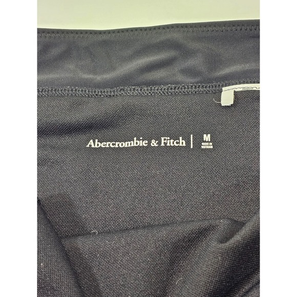 Abercrombie & Fitch Womens M Black Cheeky High Waist Bikini‎ Bottom Swim EUC - Picture 5 of 5
